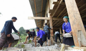 Nguyên Chủ tịch nước Trương Tấn Sang: 'Chương trình xây dựng nhà cho người nghèo ở Hà Giang có tốc độ nhanh chưa từng có'